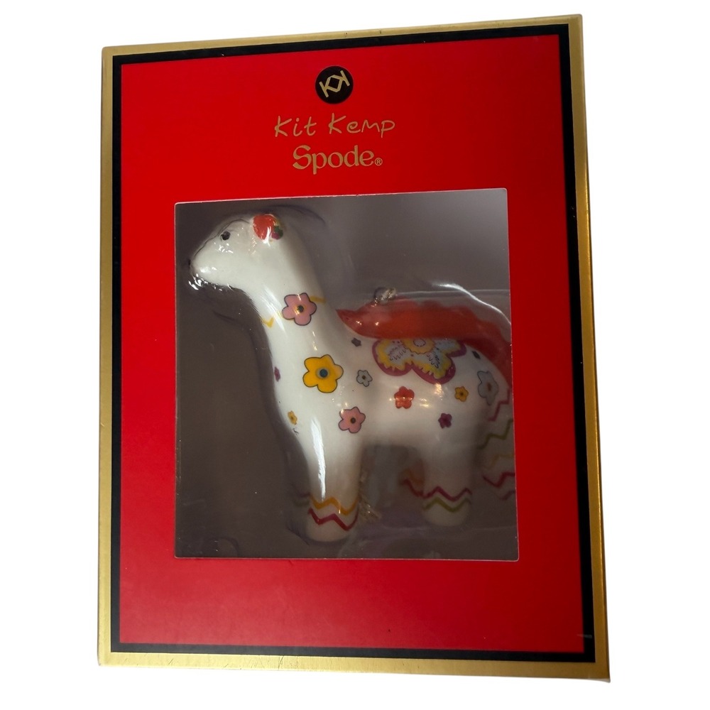 Spode Kit Kemp Dragon Heart Dino Christmas Ornament KK9238-XG New Sealed